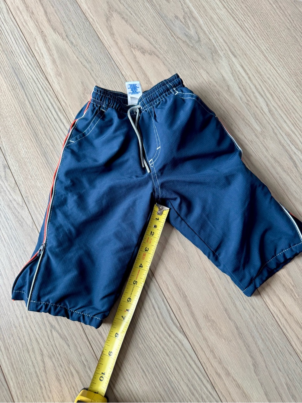 Old Navy Navy Fleece lined winter pants with orange trim